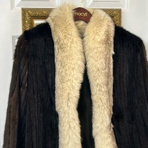 Saga Mink Coat M vintage
